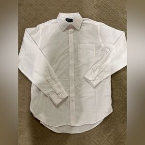 Steve Harvey men white button down shirt size L
